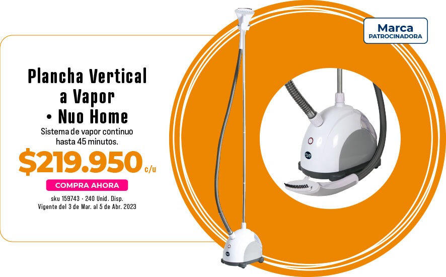 plancha vertical a vapor