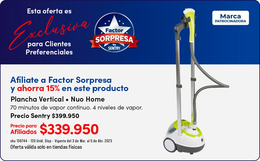 factor sorpresa plancha vertical