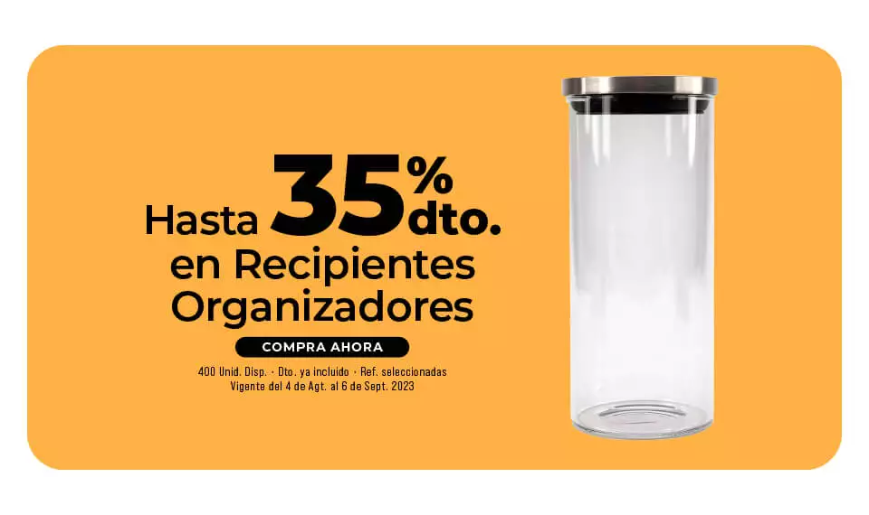 recipientes organizadores