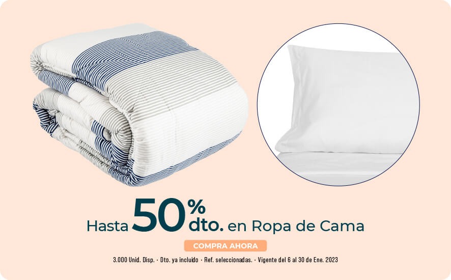 descuento en ropa de cama