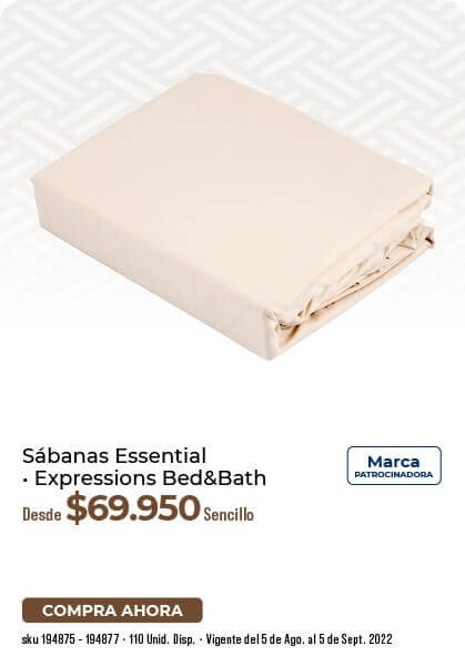 Sábanas essential