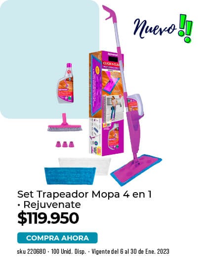 set trapeador mopa 4 en 1