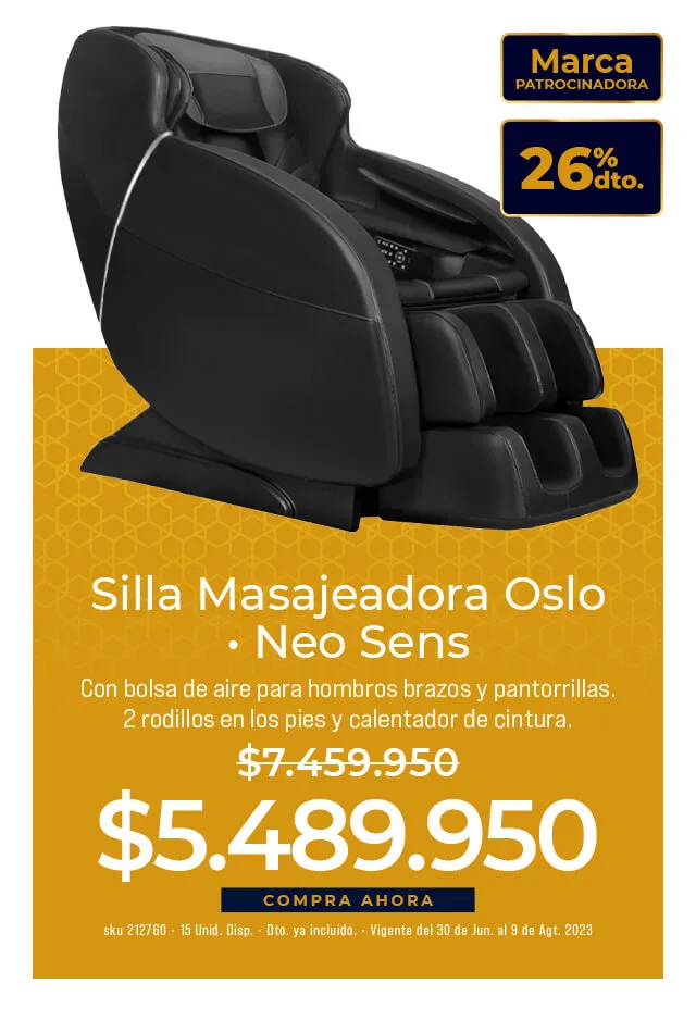 silla masajeadora oslo
