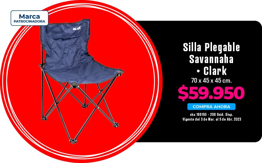 silla plegable savannaha