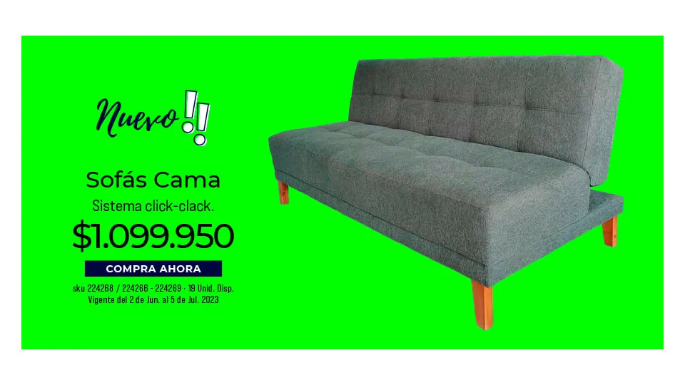 sofás cama
