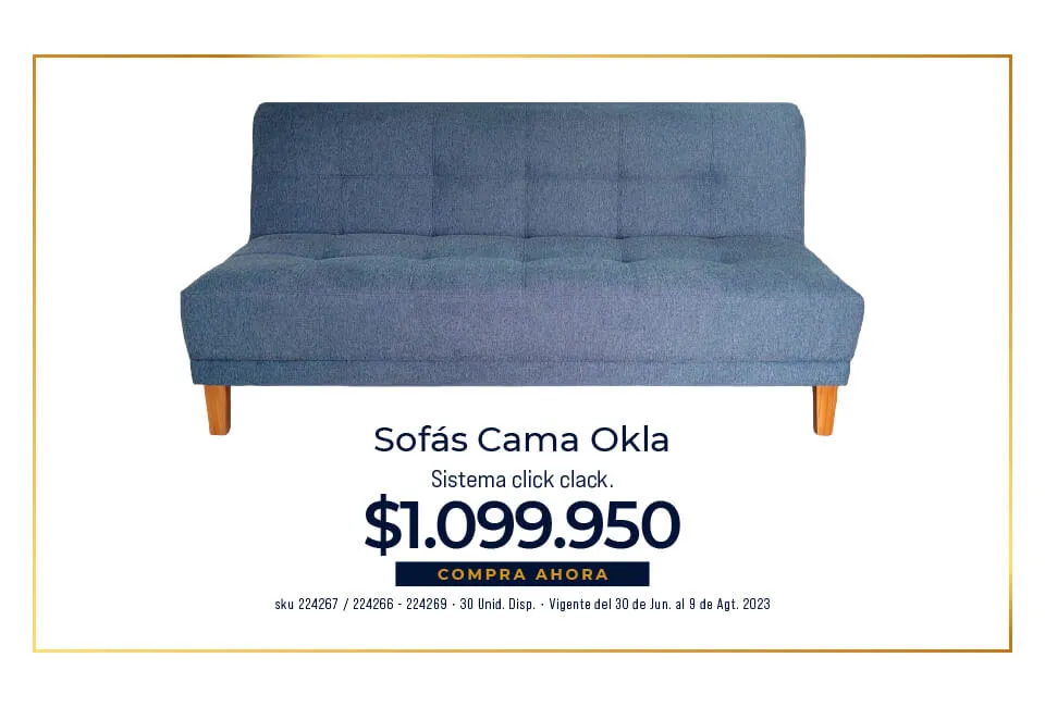 sofá cama okla