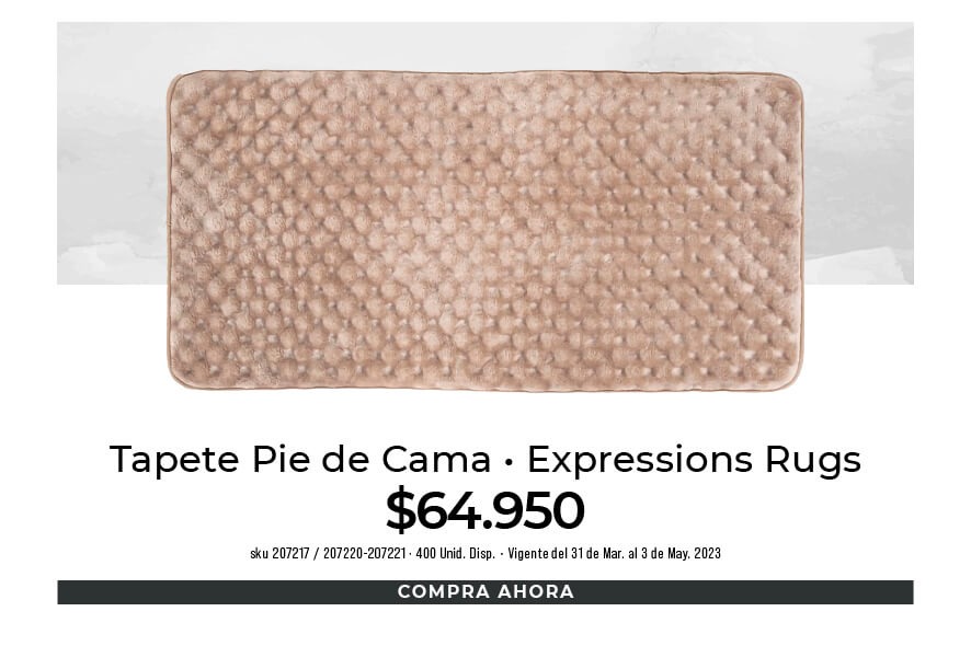 tapetes pie de cama