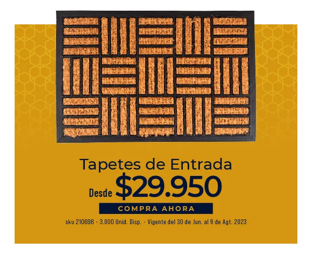 tapetes de entrada
