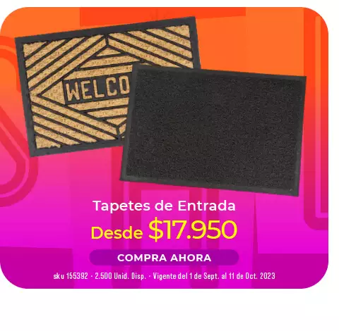 tapetes de entrada