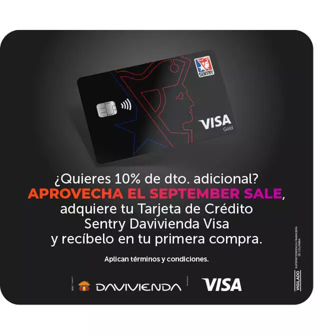 Tarjeta davivienda Sentry