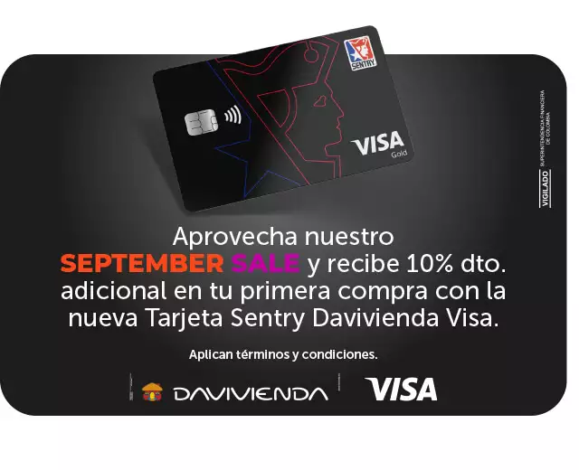 tarjeta davivienda sentry