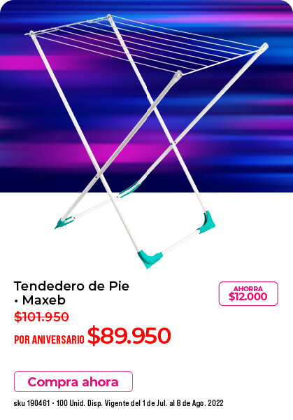 tendedero de pie maxeb oferta