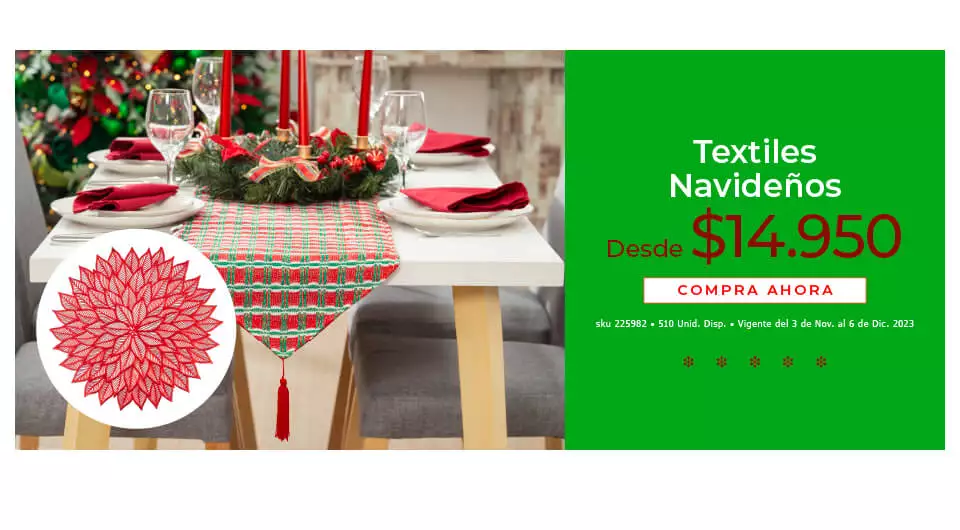 textiles navideños