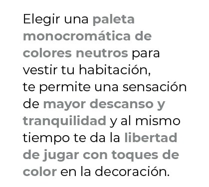 Elige una paleta monocromática