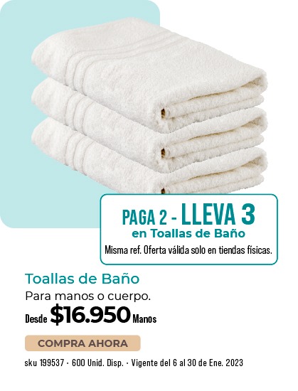 toallas de baño