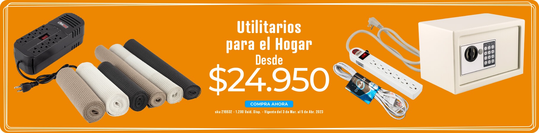utilitarios para el hogar
