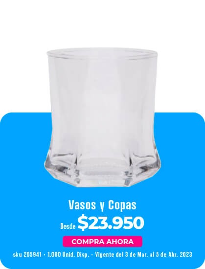vasos y copas